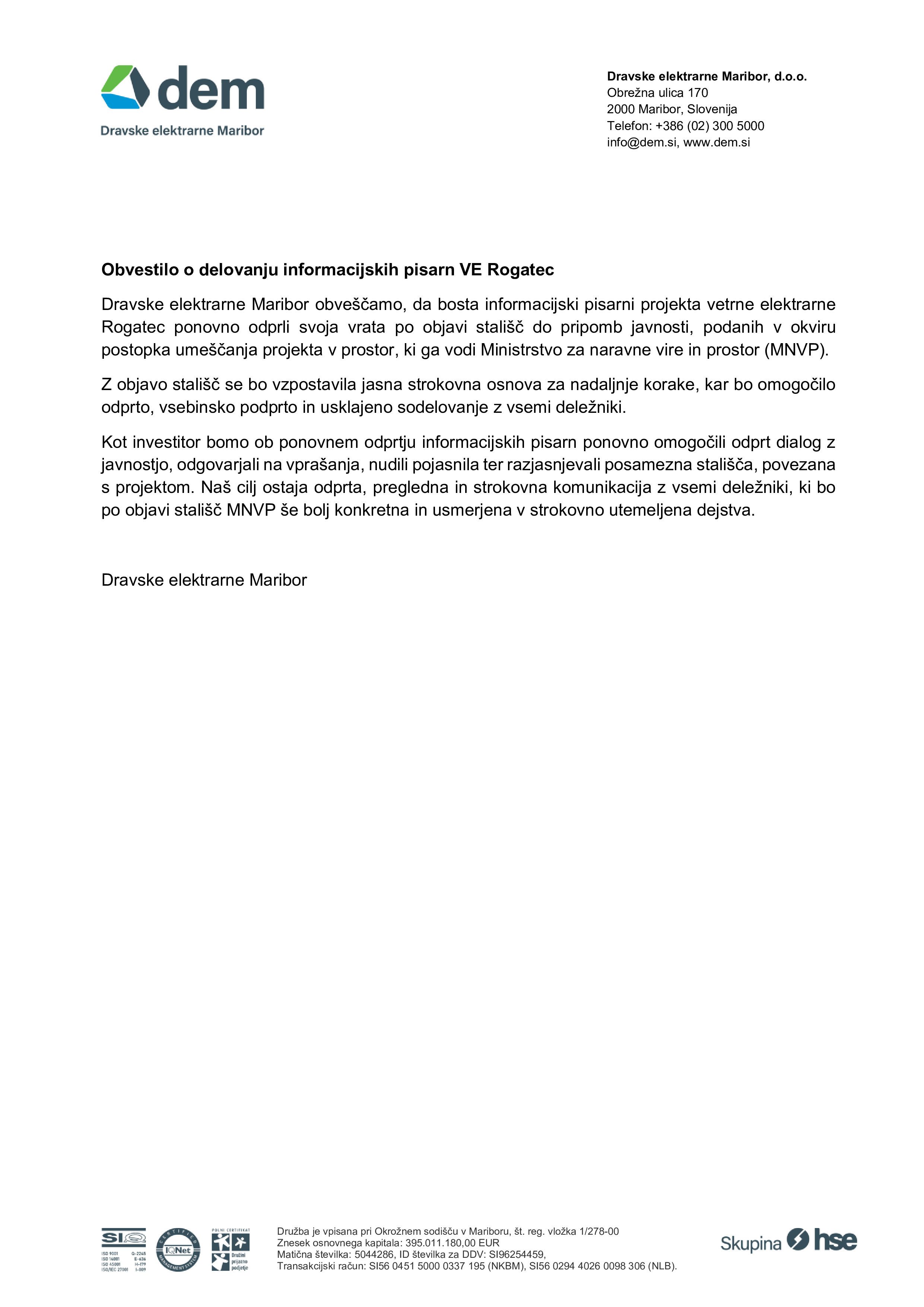 VR Rogatec_INFO pisarne_obvestilo za občino_11.9.2025